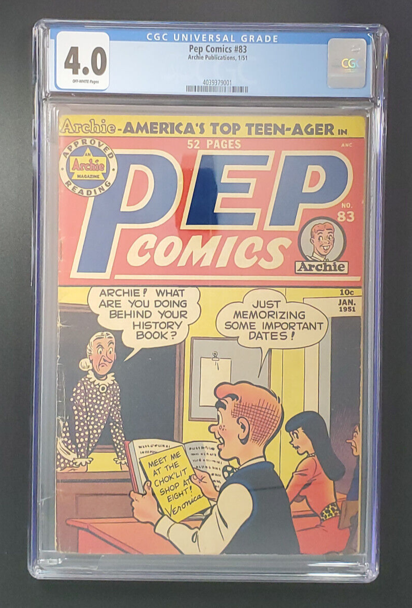 Pep Comics #83 1951 CGC 4.0